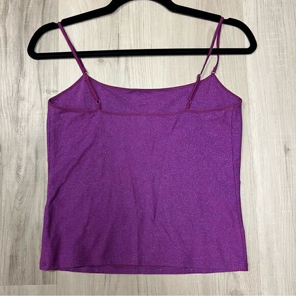 NWOT vintage y2k Victorias Secret tank in metallic purple sz S - Picture 13 of 13